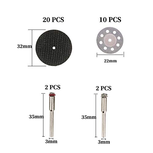 DIY Crafts Design # No 1, Pack Of 36 Pcs, Diamond Cutting Wheel and HSS Circular Saw Blades and Resin Metal Cutting Wheels Tools DIY Work (Design # No 1, Pack Of 36 Pcs) 3
