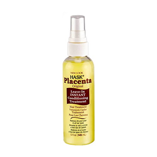 Hask Placenta Instant Hair Repair Treatment For Bleached, Tinted, Damaged Hair (5 fl. oz/ 145 mL)