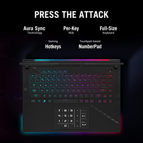 ASUS ROG Strix SCAR 16 (2023), Intel Core i9 13th Gen, 16" (40.64 cm) Mini-LED QHD+ 240Hz/3ms, 12GB RTX 4080, Gaming Laptop (32GB/1TB SSD/Win 11/Office 2021/90WHr Battery/Black/2.5 Kg), G634JZ-NM057WS 6