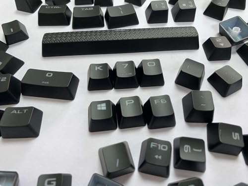 Suitable for Corsair Strafe RGB mk.2 K70 K68 K63 K65 K95 K90 Keyboard keycap, 104 Keys. Spare keycaps for Mechanical Gaming Keyboard 5