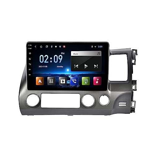 Modorwy 9 Inches Android System with 2GB/32GB RAM & ROM, Gorilla Glasses/Full HD Display/WiFi/GPS/SWC and Rear Parking Camera Frame with Socket for Honda Civic 2006 to 2011 1