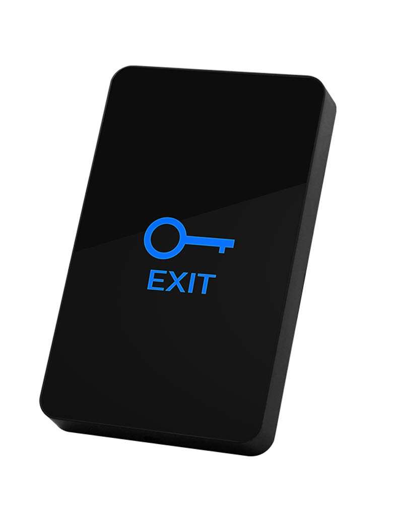 LBS Black Touch Sensor EXIT Button NO/NC/COM Output Switch Button Gate Opener with LED Indicator for Access Control Security System 4
