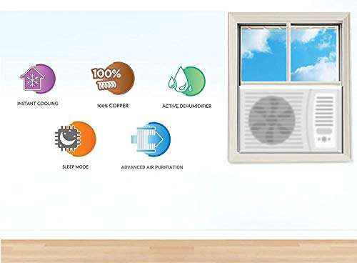 Voltas 1 Ton 3 Star Window AC (123 Lyi/123 LZF White) 4