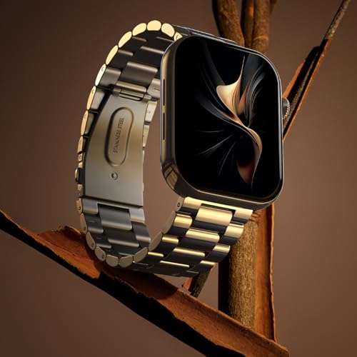 Noise ColorFit Ultra 3 Bluetooth Calling Smart Watch with Biggest 1.96" AMOLED Display, Premium Metallic Build, Functional Crown, Gesture Control with Silicon Strap (Jet Black) 6