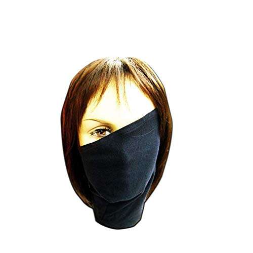 Leaf Village Protector Face Mask Hatake Kakashi Cosplay Veil for Ninja Cosplay Accessories Black 2