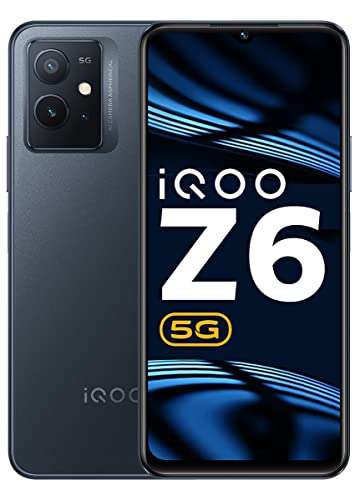 iQOO Z6 5G by vivo (Dynamo Black, 4GB RAM, 128GB Storage) | Snapdragon 695-6nm Processor | 120Hz FHD+ Display | 5000mAh Battery 1