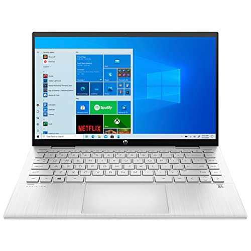 HP Pavilion x360 14t 2-in-1 Natural Silver Laptop (Intel i5-1135G7 4-Core, 32GB RAM, 2TB PCIe SSD, Intel Iris Xe, 14.0" Touch Full HD (1920x1080), 60Hz, DDR4, Win 11 Pro) with Hub 2