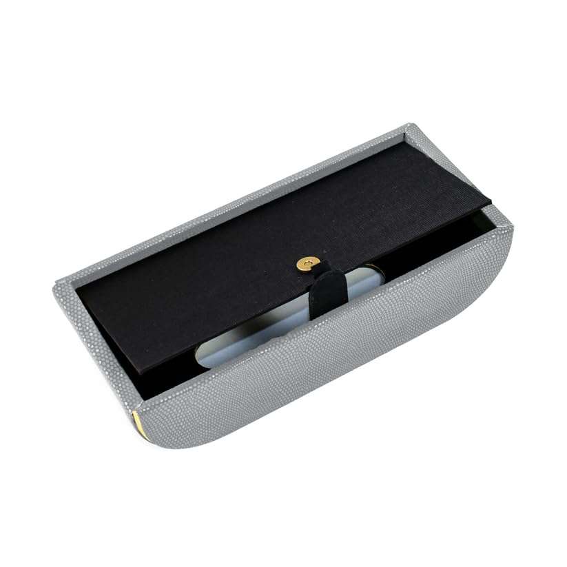 INLAND DECORS Pu Leather Car Tissue Box/Napkin Box Holder/Car Tissue Paper Holder with 2 Ply 100 Pull Tissue Paper Compatible with All Cars (Grey, 5) 5