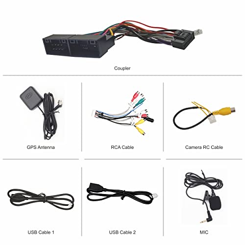 Trony 9 Inches Newly Launch Advanced Car Radio Receiver Android 10 System for Mahindra XUV300 with 2GB/16GB RAM & ROM with Wired Apple Carplay and Android Auto 6