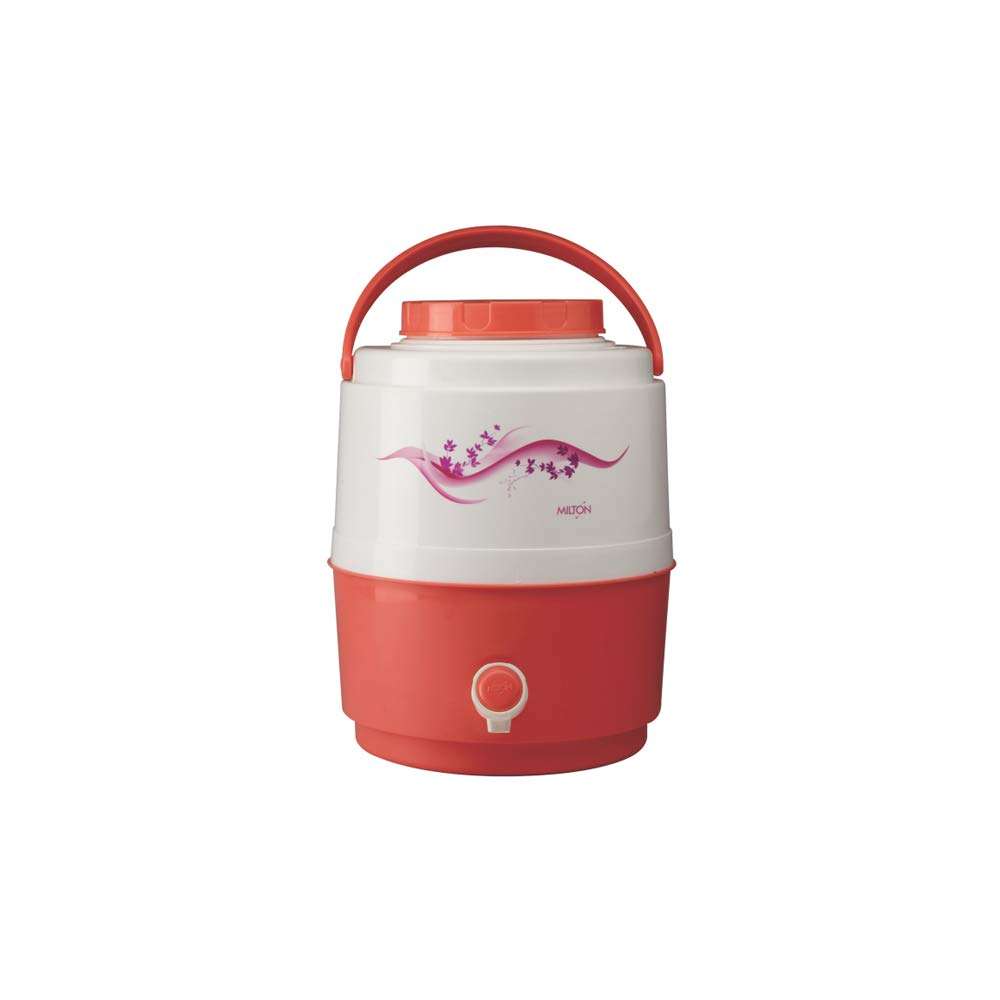 Milton Kool Musafir Insulated Plastic Water Jug, 7.5 Litre, Orange 1