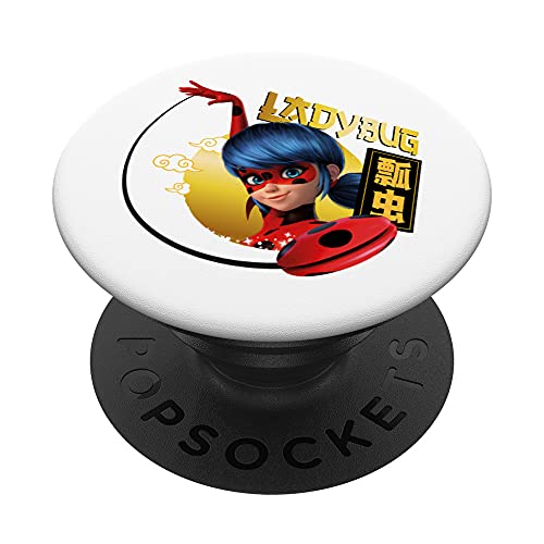 Miraculous Shanghai Ladybug and her Yoyo PopSockets Swappable PopGrip 1