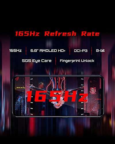 Red Magic 6S Pro Gaming Phone, 6.8" Screen, 64MP Camera, 5G Android Smartphone, Snapdragon 888+, 16GB RAM+256GB ROM, US Version Transparent 2