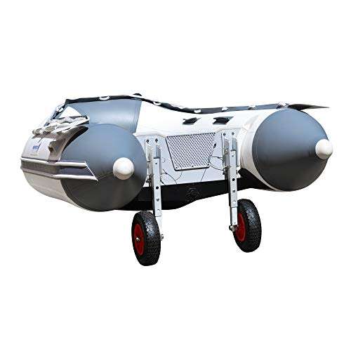 Newport Inflatable Boat Removable Transom Launch Wheels - Fits Any Transom Boat! 4