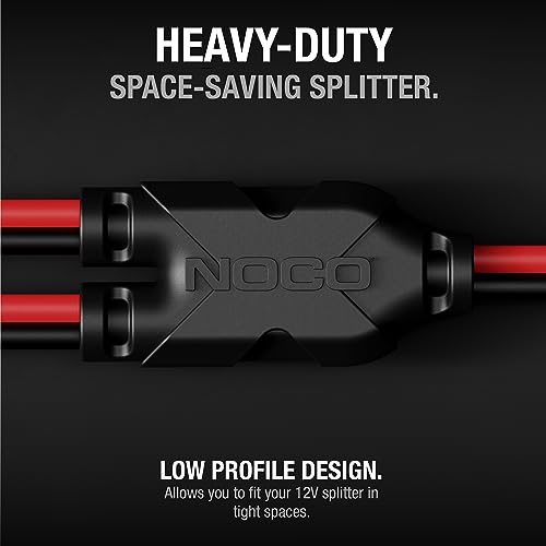 NOCO GC020 12 Volt Plug 2-Way Splitter, Red and Black 4