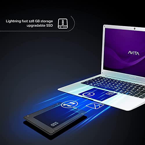 AVITA SATUS S111 NU14A1INC43PN-CS 14.1 FHD (35.81cms) Laptop (Intel Celeron N4020/4GB/128GB SSD/FHD Display/Windows 11 Home/Intel UHD Graphics), Cloud Silver 4
