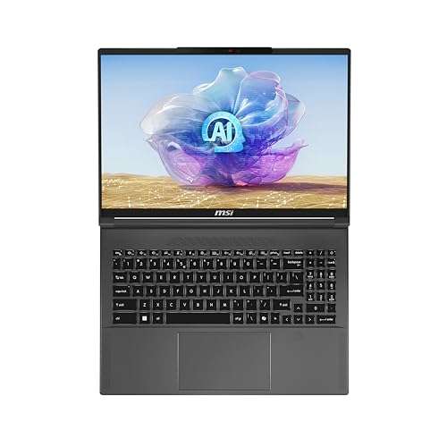 MSI Creator A16 AI+ (2024) 16” UHD+ MiniLED 120Hz Laptop: AMD Ryzen AI 9-365, NVIDIA RTX 4070, 32GB LPDDR5x, 1TB NVMe SSD, WiFi 7, Win 11 Home: Lunar Gray A3HVGG-094US 4