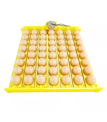 BL Electronics Automatic Incubator Egg Tray Design for 56 Chicken/Duck Eggs Plastic tray set With AC220V 4W Motor 6