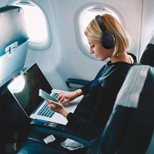 PHILIPS H8506 Over-Ear Wireless Headphones with Noise Canceling Pro (ANC) and Multipoint Bluetooth Connection, 60 Hours Playtime, (TAH8506BK/00),Black 5