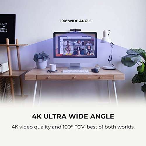 AVerMedia PW515 4K Ultra HD Business Webcam with AI Auto-Framing for Streaming, Video Calls, Sony Sensor, works with CamEngine, Teams, Zoom, OBS, for PC/Mac 5