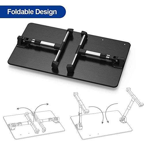 HP Pavilion x360 Convertible 2-in-1 (15.6") Stand and Mount, BoxWave® [True Wood Laptop Bed Tray Stand] Desk for Comfortable Work in Bed. for HP Pavilion x360 Convertible 2-in-1 (15.6") - Jet Black 4