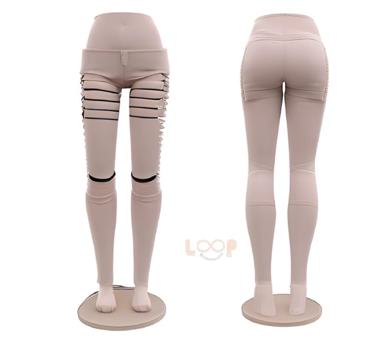 Loop� Female Half Body Legs with Stand Mannequin Dummy Display - Hangers Jeans Legging Pants Display Stands - Regular Size (Skin, Regular) 5