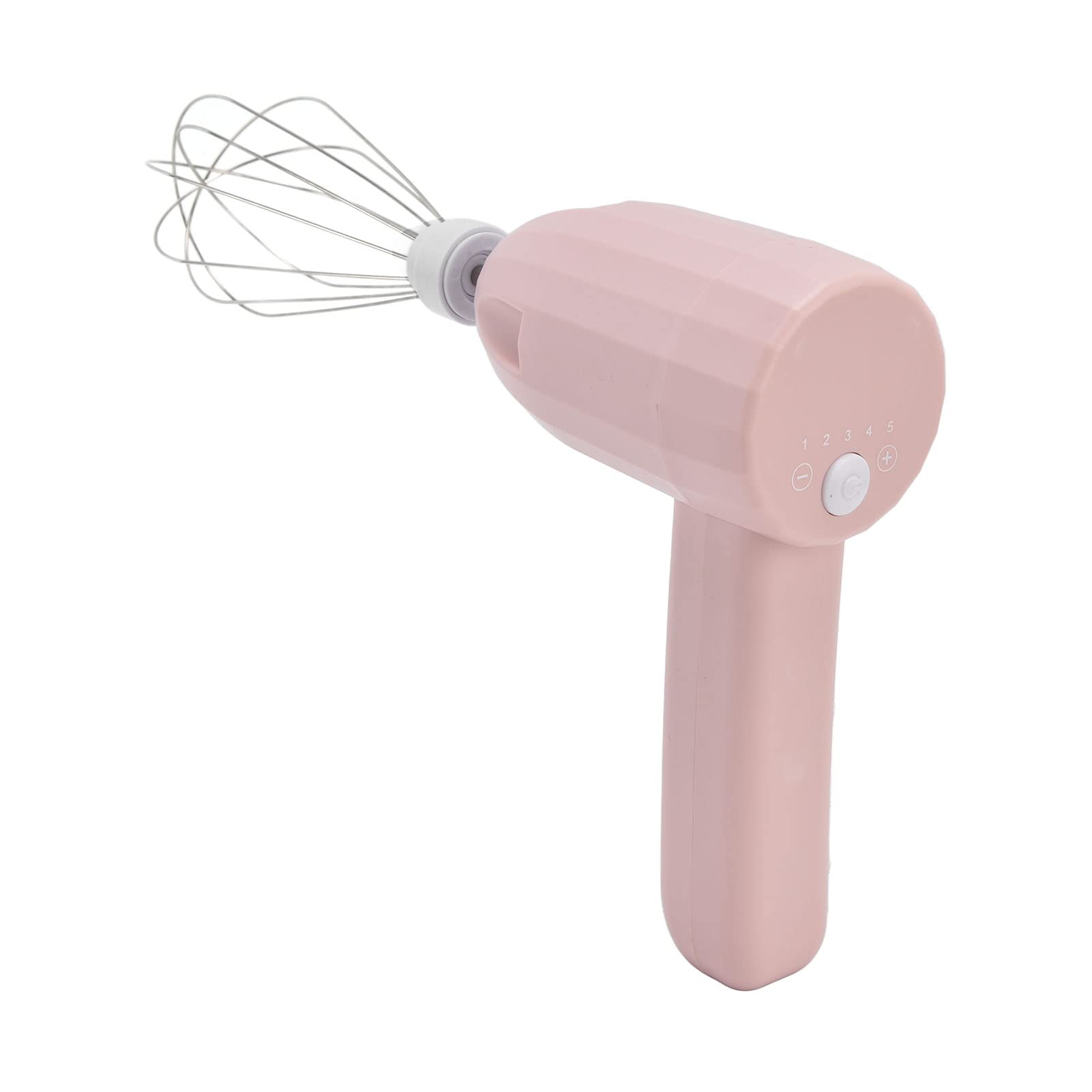 Wireless Hand Mixer, Electric Whisk USB Charging Compact 5 Speed Lightweight Detachable with Blade for Garlic Pounding for Cakes 4