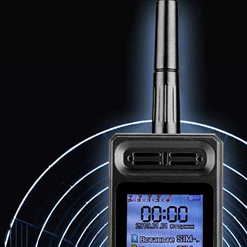 Tosuny Vintage Retro Brick Cell Phone Mobile Phone, Four Card Four Standby QuadBand 2G Retro Bluetooth New Classic Old Mobile Phone, 2G GSM 850/900/1800/1900Mhz (Black) 5