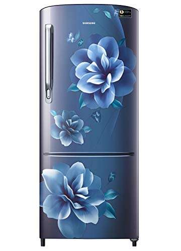 Samsung 192 L 3 Star inverter Direct Cool Single Door Refrigerator (RR20A272YCU/NL, Camellia Blue, 2022 Model) 1