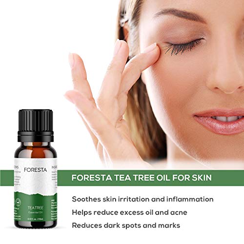 Foresta Naturals Tea Tree Essential Oil | 15 ML | For Skin and Hair | Acne, Dandruff, Scars, Infections 3
