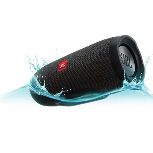 JBL Charge 3 Waterproof Portable Bluetooth Speaker - Pair (Black/Black) 3