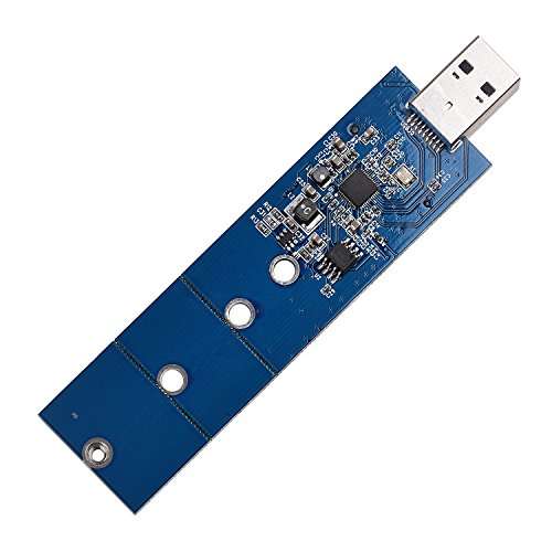 M.2 to USB Adapter, AUYOUWEI B Key M.2 SSD to USB 3.0 Adapter / 2280 M2 SSD Drive Adapter/NGFF Converter Reader (No Cable Needed) 4