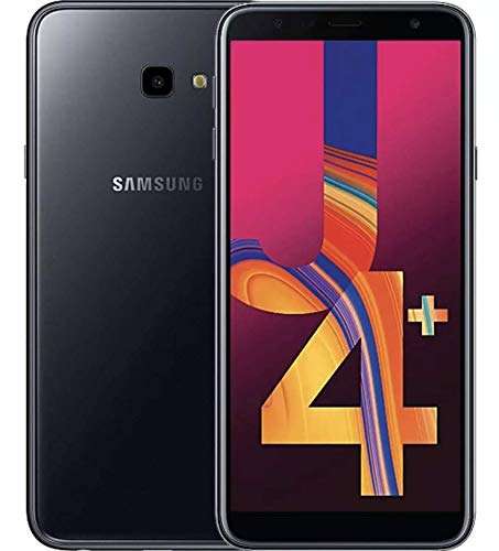 Samsung Galaxy J4+ Plus (32GB, 2GB RAM) 6.0" Infinity Display J415G/DS, 4G LTE Dual SIM GSM Factory Unlocked, International Version (Black) 1