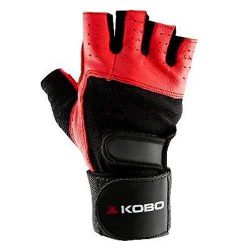 Kobo WTG-02 Gym Gloves, X-Large (Red/Black) 5