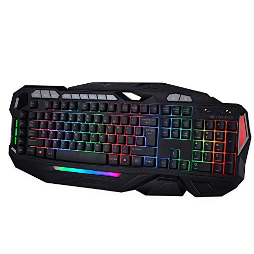 (Refurbished) ZEBRONICS Zeb-Magnus USB Gaming Keyboard with LED Lights, Black 2