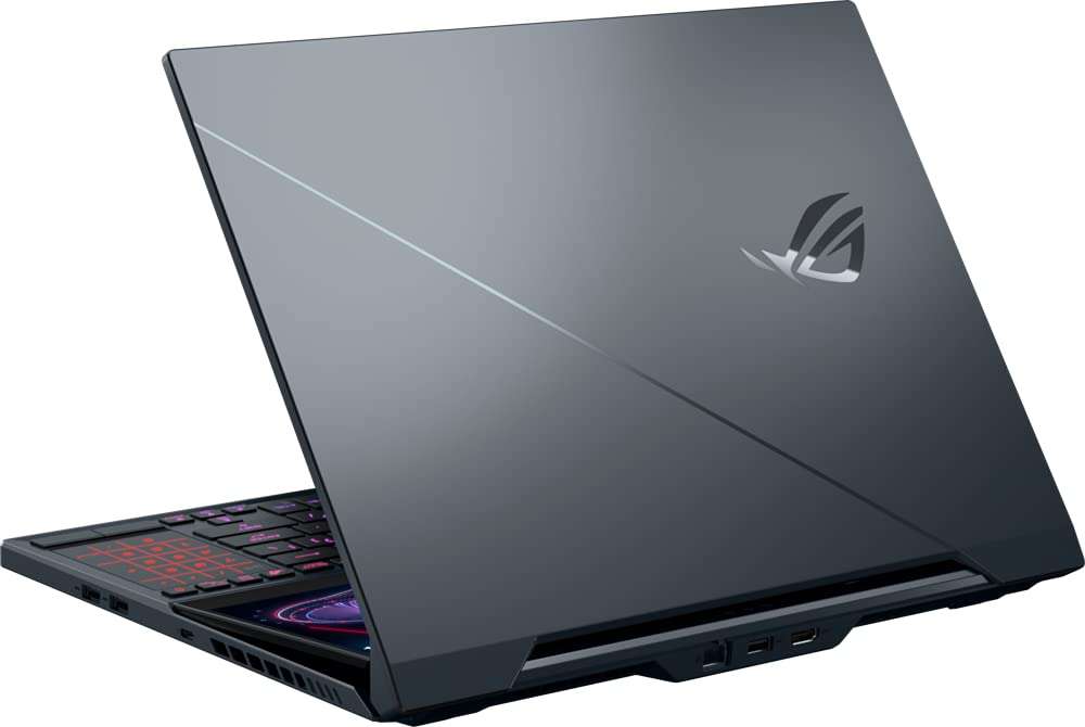 ASUS ROG Zephyrus Duo 15 Gaming Laptop, 15.6” 300Hz FHD IPS Type, NVIDIA GeForce RTX 2080S Max-Q, Intel Core i9-10980HK, 16GB DDR4, 1TB PCIe SSD, Per-Key RGB, Thunderbolt 3, Win10 Pro, GX550LXS-XS96 4