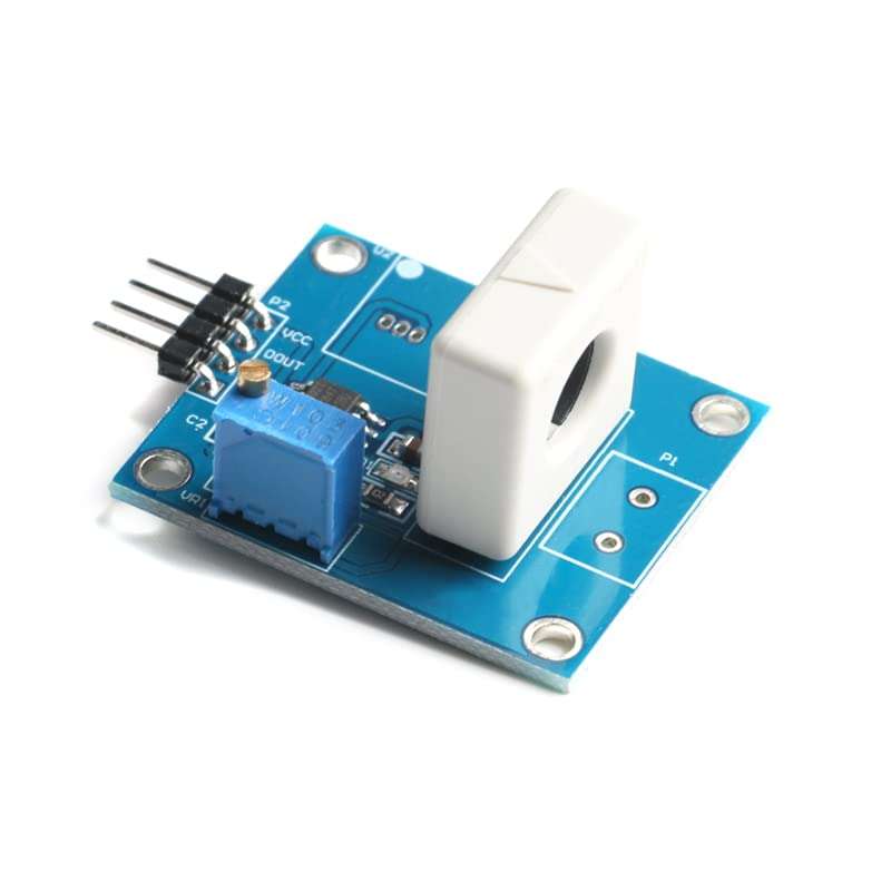 JESSINIE WCS1800 Hall Current Sensor Detector 35A Current Sensor Module Board Short Circuit Overcurrent Protection Module Sensor with Overcurrent Lamp 2