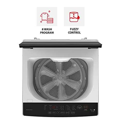 TOSHIBA 7KG Fully Automatic Top Load Washing Machine ( AW-K801A-IND(WK), White ) 3