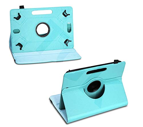 TGK Rotating Cover for iBall Slide Blaze V4 Tablet 7 inch (Sky Blue) 360 Degree Universal 3 Camera Hole Leather Stand Case 5