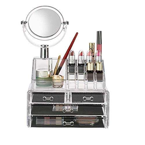 Octopus prime Acrylic Double Layer Jewellery and Cosmetic Storage Display Stand and Organizer Box 3