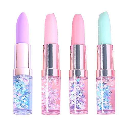 Neel Toy Glitter Lipstick Pen Gel Pen Makeup Artist Blue Pen For Kids Beauty Plastic Cute Gel Pen Best Birthday Gift Return Gift For Kids (10 Pcs) 6