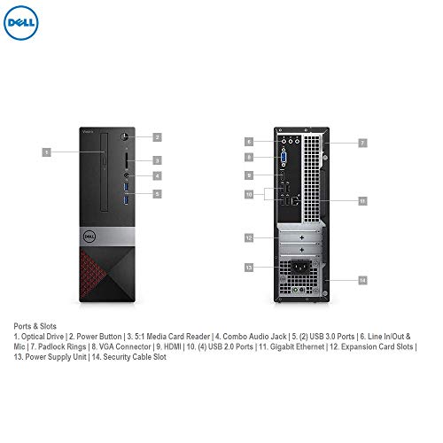 Dell Vostro 3471 9th Gen Intel Core i3 Desktop (4GB RAM/1TB HDD/Windows 10/WiFi) (Black, 3 Years Warranty) (Desktop with Dell E1916HV 18.5" Monitor) 5
