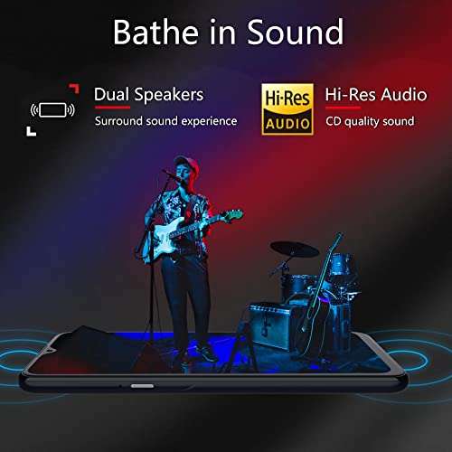 TCL 20 SE Android 11 Smartphone Unlocked Cell Phone 6.82” HD+ Display 4GB+128GB 5000mAh 48MP Quad Camera Dual Speakers Octa-Core US Verison 4G Compatible for AT&T T-Mobile (Nuit Black) 6