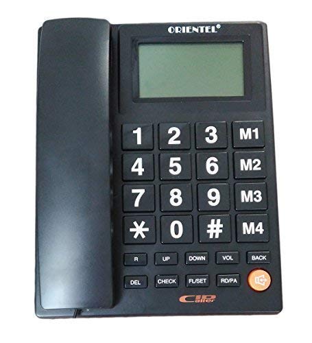 MEXFY Orientel Landline Corded Caller Id KX-T1577 CID | Landline Corded Phone with Caller ID | Oriental Landline Caller ID Phone Speaker Phone Telephone Corded Phone for Home & Office (Multi Color) 3