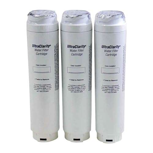 Bosch 11048053 Refrigerator UltraClarity Water Filter (3 Pack) (BORPLFTR10, BORPLFTR30, RA450010, REPLFLTR10, REPLFLTR30) 1