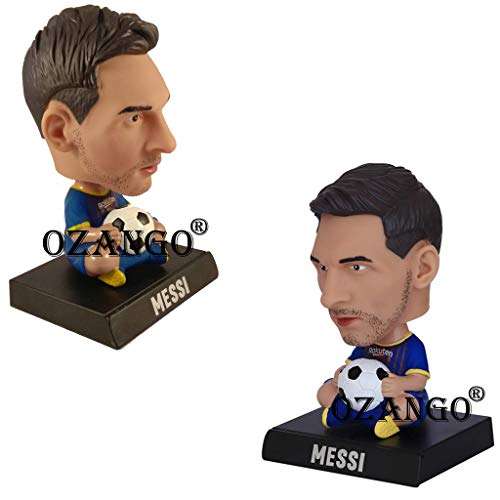OZANGO B12 Argentina Lionel Messi Bobblehead Figure Cute Model Collectible Toy, Mobile Phone Holder Car Dashboard for Toyota Land Cruiser Prado 2