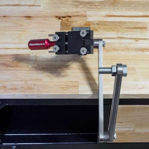 Authentic All American Sharpener Model 5005 Gen 2 - Invented and Made in the USA (15°-45° Adjustable Lawn Mower Blade Sharpener for Right and Left Hand Blades)… 3
