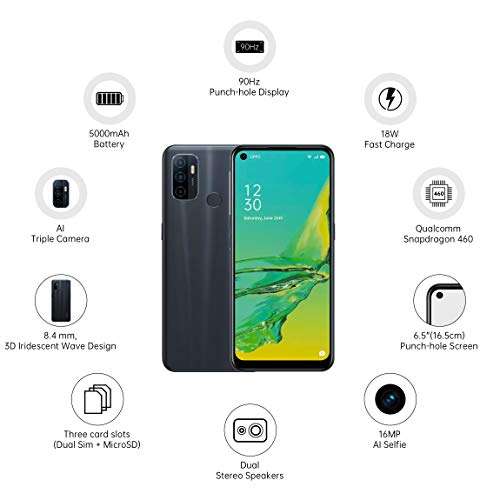 OPPO A53 (Fancy Blue, 4GB RAM, 64GB Storage, Without Offer) 3