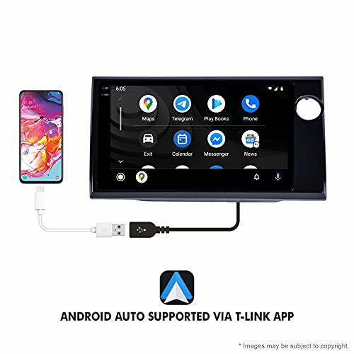 Trony 9 Inches Newly Launch Advanced Car Radio Receiver Android 10 System for Honda BRV with 2GB/16GB RAM & ROM with Apple Carplay and Android Auto 5