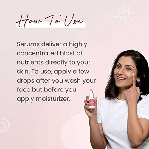 Earth Rhythm Glow Drops Brightening Face Serum |Hydrates Skin, Revitalises Tired Skin, Restores Radiance - 30ml 4