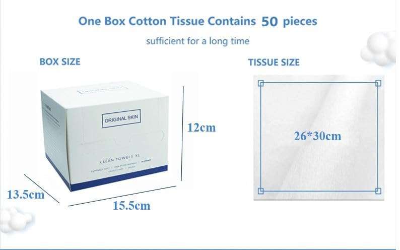 Cheekee Disposable Face Towels - Dermatologist Tested, Biobased, Clinically Proven, 100% Vegan & Cruelty-Free, Ultra Soft for Sensitive Skin, Reduces Redness, Ideal for Skincare and Travel (50 units) 6